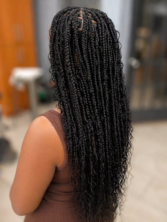 Boho Knotless braids starting price