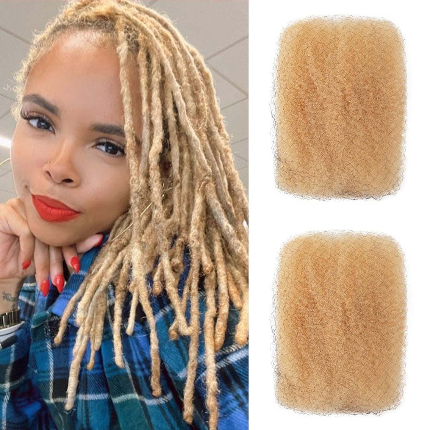 Afro Kinkys Bulk Human Hair 3 Pack 150g,Afro Kinky-Curly Human Hair Bulk Hair Bulk Human Braiding Hair for Dreadlock Extensions Repair Locs,Twist Afro Kinky Twist Extensions (14 Inch,50g/Pack)