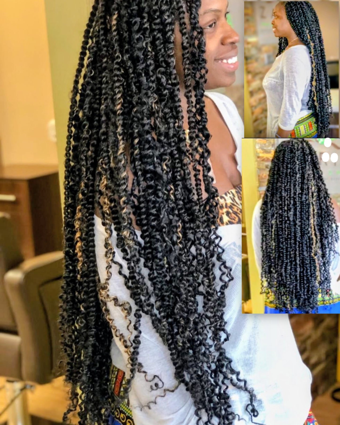 Spring Twist mid back length start up