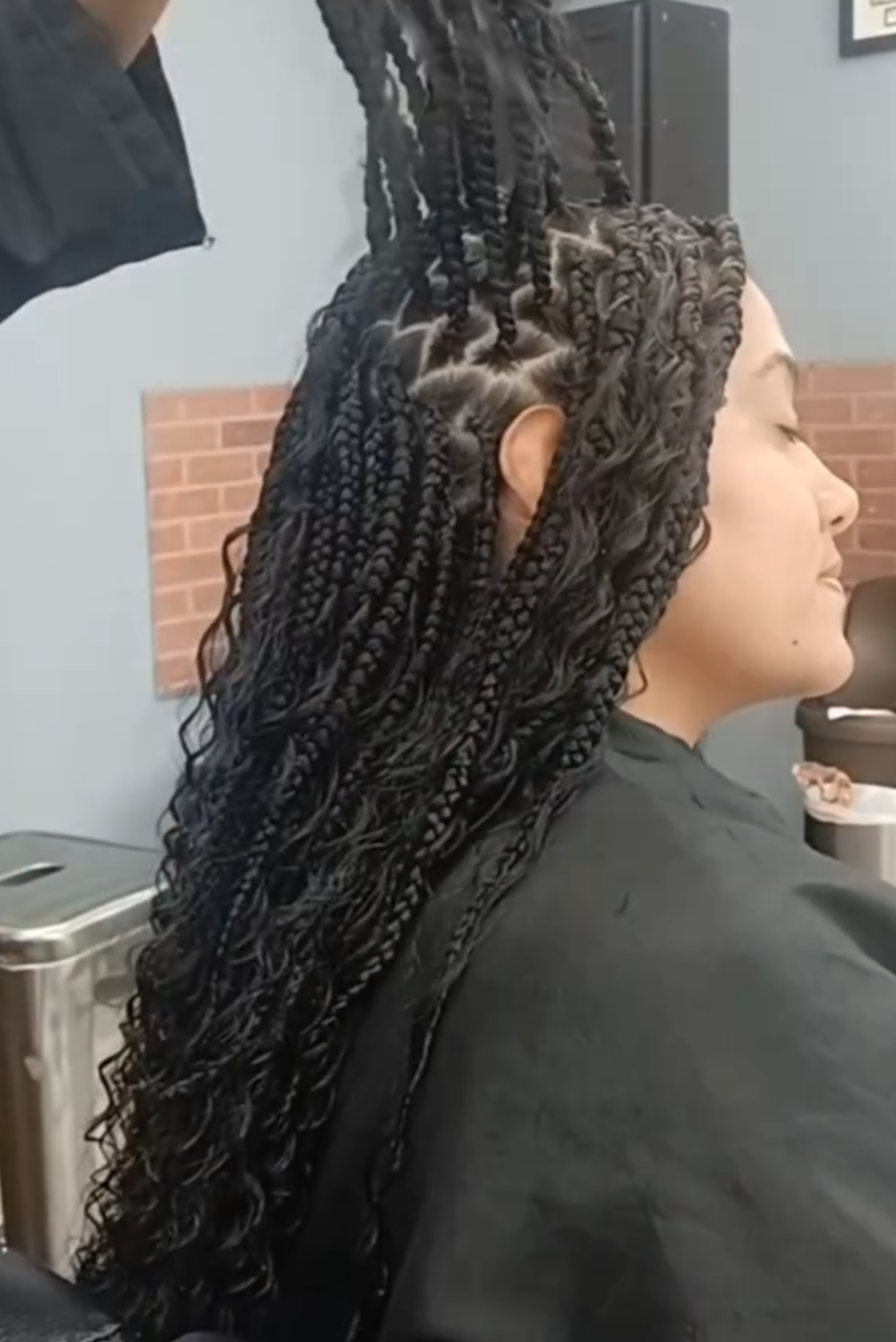 Boho Knotless braids starting price