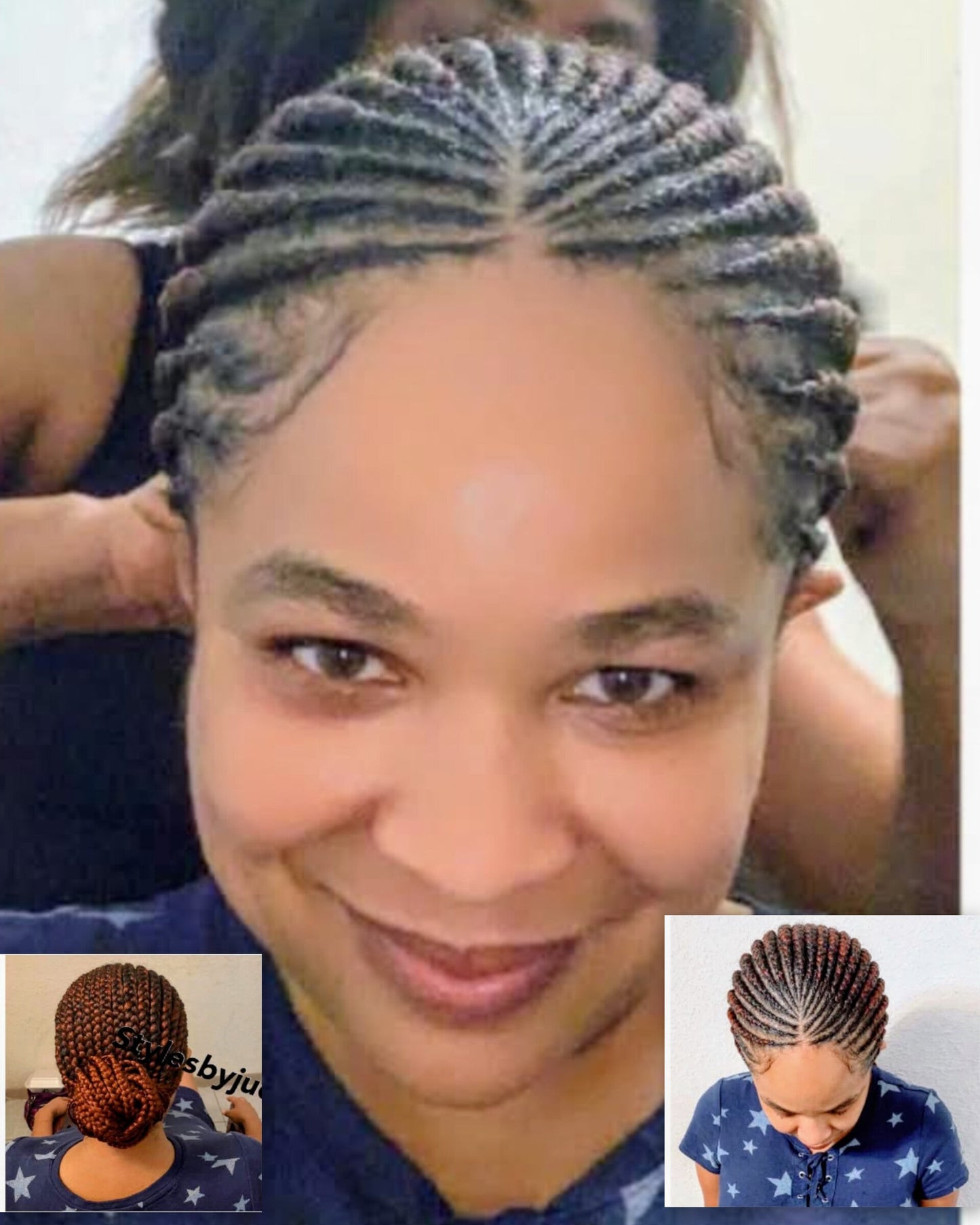 Feed-in-braids/lemonade hairstyle-Hair included